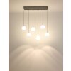 Illuminazione Globo Lighting Simmons Lampadario a sospensione LED Grigio, 1-Luce
