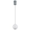 Illuminazione Globo Lighting Simmons Lampadario a sospensione LED Grigio, 1-Luce