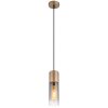 Illuminazione Globo Lighting Annika Lampadario a sospensione Marrone, 1-Luce