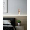 Illuminazione Globo Lighting Annika Lampadario a sospensione Marrone, 1-Luce