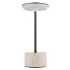 Illuminazione Globo Lighting Laurena Lampada da tavolo LED Cromo, Grigio, Nero, 1-Luce