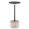 Illuminazione Globo Lighting Laurena Lampada da tavolo LED Cromo, Grigio, Nero, 1-Luce