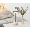 Illuminazione Globo Lighting Laurena Lampada da tavolo LED Cromo, Grigio, Nero, 1-Luce