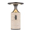 Illuminazione Globo Lighting Travertin Lampada da tavolo LED Grigio, 1-Luce