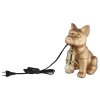 Illuminazione Globo Lighting Dogo Lampada da tavolo Oro, 1-Luce