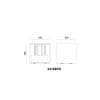 Illuminazione Globo Lighting Veronika Illuminazione esterna LED Ruggine, 2-Luci