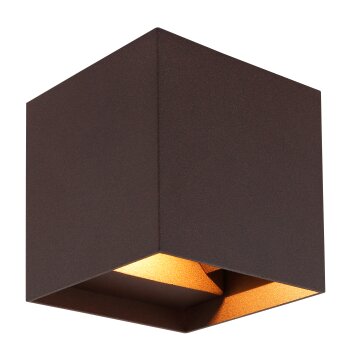 Illuminazione Globo Lighting Veronika Illuminazione esterna LED Ruggine, 2-Luci