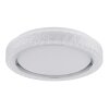 Illuminazione Globo Lighting Liami Plafoniera LED Bianco, 1-Luce
