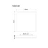 Illuminazione Globo Lighting Doro Plafoniera LED Grigio, Argento, 1-Luce
