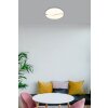 Illuminazione Globo Lighting Leticia Plafoniera LED Bianco, 1-Luce