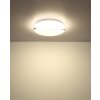Illuminazione Globo Lighting Leticia Plafoniera LED Bianco, 1-Luce