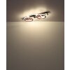 Illuminazione Globo Lighting Jayden Plafoniera LED Grigio, Nero, 1-Luce, Telecomando, Cambia colore