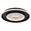 Illuminazione Globo Lighting Marsh Plafoniera LED Nero, 1-Luce, Telecomando
