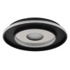 Illuminazione Globo Lighting Marsh Plafoniera LED Nero, 1-Luce, Telecomando