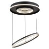 Illuminazione Globo Lighting Marsh Lampadario a sospensione LED Nero, 1-Luce, Telecomando