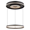 Illuminazione Globo Lighting Marsh Lampadario a sospensione LED Nero, 1-Luce, Telecomando