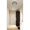 Illuminazione Globo Lighting Jayden Plafoniera LED Antracite, Nero, 1-Luce