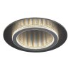 Illuminazione Globo Lighting Jayden Plafoniera LED Antracite, Nero, 1-Luce