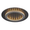 Illuminazione Globo Lighting Jayden Plafoniera LED Antracite, Nero, 1-Luce