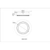 Illuminazione Globo Lighting Jayden Plafoniera LED Oro, Nero, 1-Luce