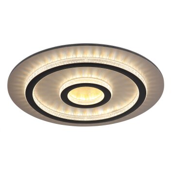Illuminazione Globo Lighting Jayden Plafoniera LED Oro, Nero, 1-Luce, Telecomando