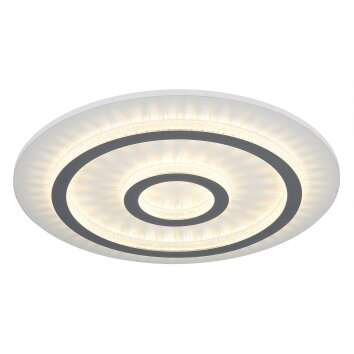 Illuminazione Globo Lighting Jayden Plafoniera LED Bianco, 1-Luce, Telecomando