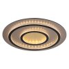 Illuminazione Globo Lighting Jayden Plafoniera LED Oro, Nero, 1-Luce, Telecomando
