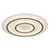 Illuminazione Globo Lighting Jayden Plafoniera LED Bianco, 1-Luce, Telecomando
