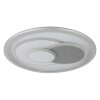 Illuminazione Globo Lighting Ruiz Plafoniera LED Argento, Bianco, 1-Luce
