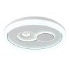 Illuminazione Globo Lighting Ruiz Plafoniera LED Bianco, 1-Luce