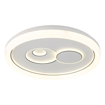 Illuminazione Globo Lighting Ruiz Plafoniera LED Bianco, 1-Luce