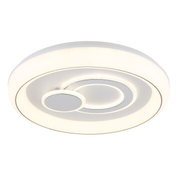Illuminazione Globo Lighting Ruiz Plafoniera LED Bianco, 1-Luce