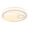 Illuminazione Globo Lighting Ruiz Plafoniera LED Bianco, 1-Luce