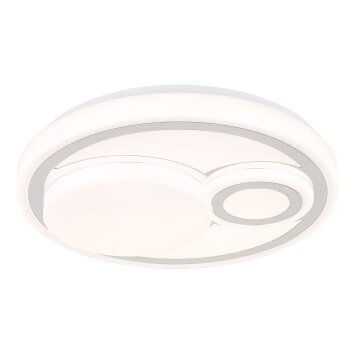 Illuminazione Globo Lighting Ruiz Plafoniera LED Bianco, 1-Luce
