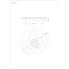 Illuminazione Globo Lighting Obscura Plafoniera LED Nero, 1-Luce
