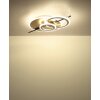 Illuminazione Globo Lighting Norris Plafoniera LED Champagne, Cromo, 1-Luce
