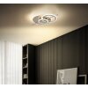 Illuminazione Globo Lighting Norris Plafoniera LED Champagne, Cromo, 1-Luce