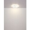 Illuminazione Globo Lighting Alwina Plafoniera LED Bianco, 1-Luce, Telecomando