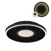 Illuminazione Globo Lighting Emory Plafoniera LED Nero, 1-Luce