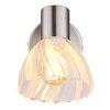 Illuminazione Globo Lighting Zachery Plafoniera, Faretto da soffitto, Applique, Faretto da parete Nichel opaco, 1-Luce