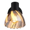 Illuminazione Globo Lighting Zachery Plafoniera, Faretto da soffitto, Applique, Faretto da parete Nero, 1-Luce