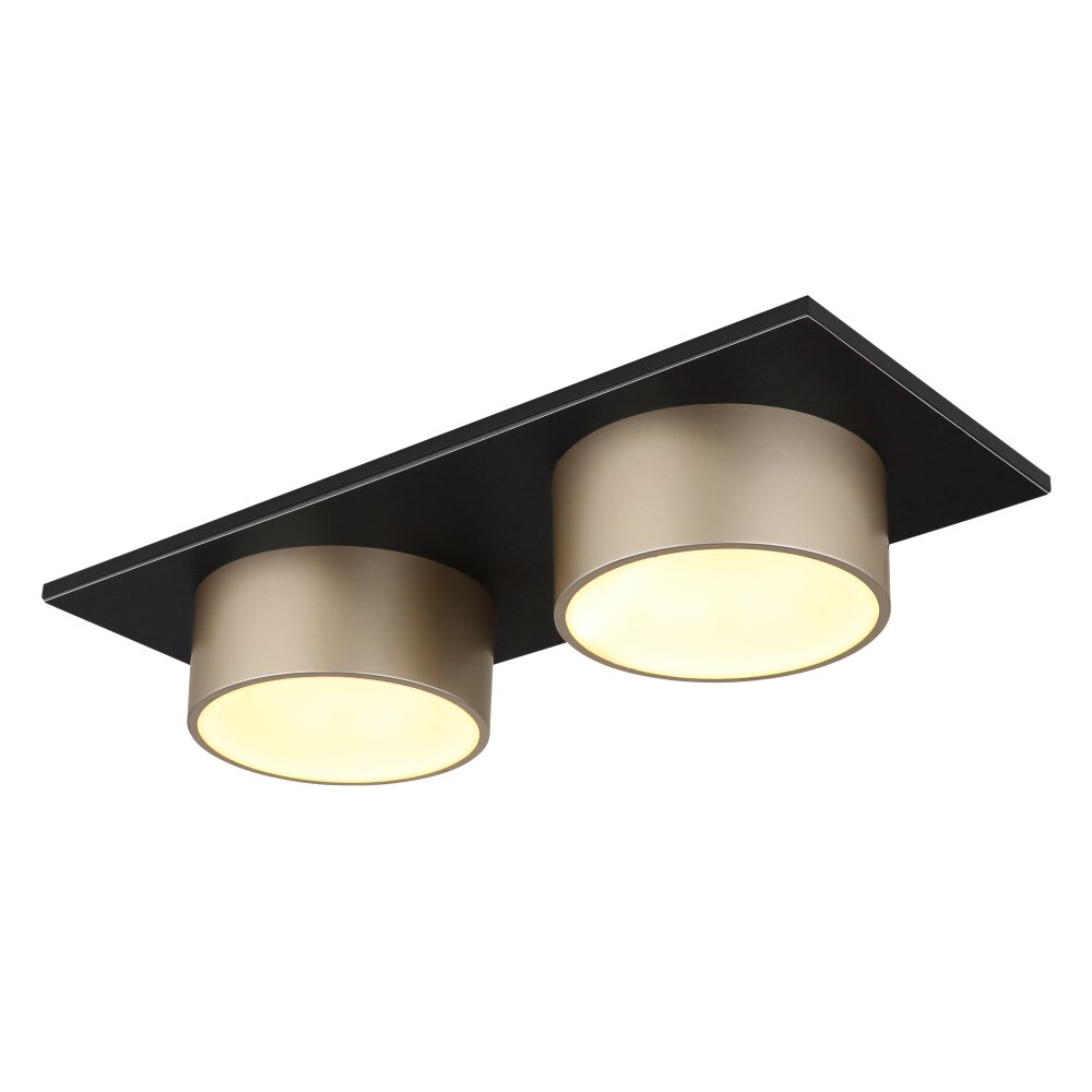 Illuminazione Globo Lighting Raymond Plafoniera LED Antracite, Nero, 1-Luce main product photo