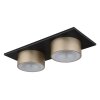 Illuminazione Globo Lighting Raymond Plafoniera LED Antracite, Nero, 1-Luce