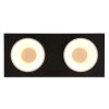 Illuminazione Globo Lighting Raymond Plafoniera LED Antracite, Nero, 1-Luce