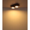 Illuminazione Globo Lighting Raymond Plafoniera LED Antracite, Nero, 1-Luce