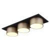 Illuminazione Globo Lighting Raymond Plafoniera LED Antracite, Nero, 1-Luce