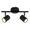 Illuminazione Globo Lighting Walters Plafoniera Nero, 2-Luci