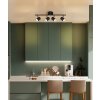Illuminazione Globo Lighting Walters Plafoniera Nero, 4-Luci