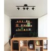 Illuminazione Globo Lighting Walters Plafoniera Nero, 4-Luci