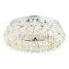 Illuminazione Globo Lighting Diann Plafoniera LED Cromo, 1-Luce